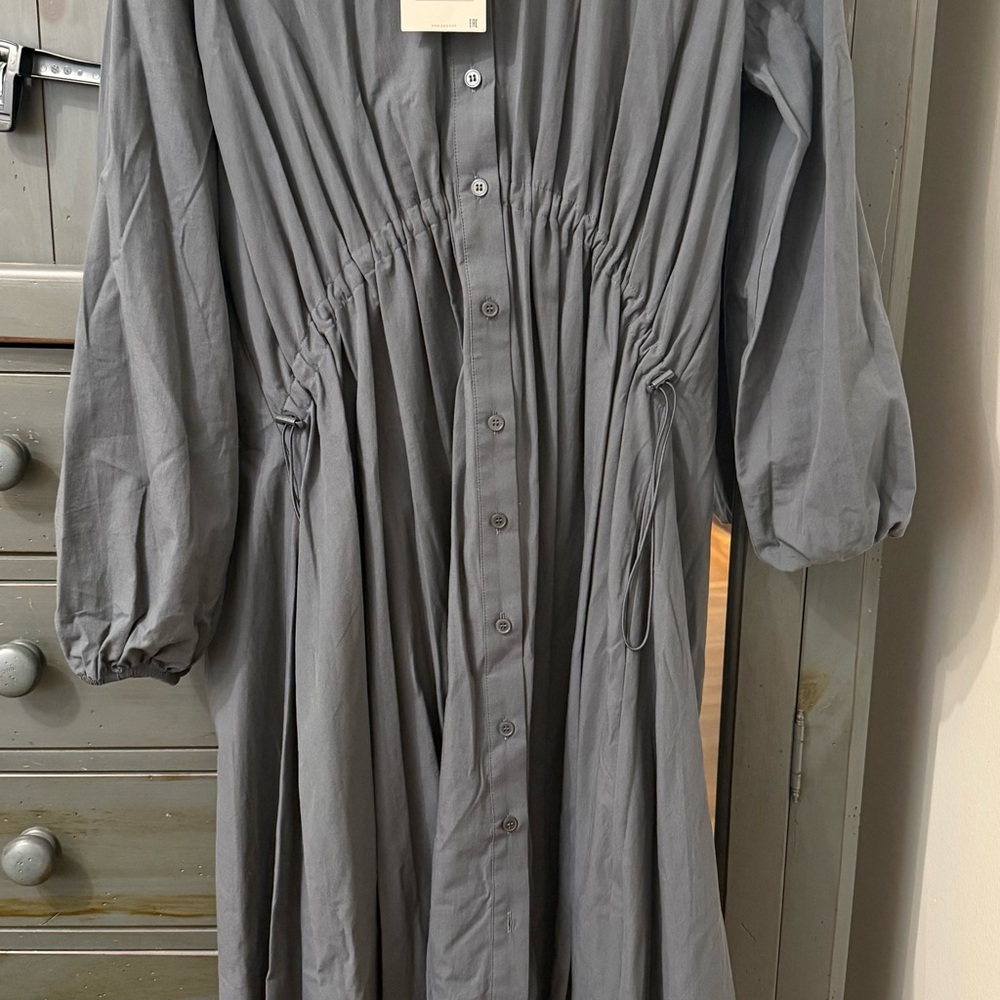 Zara Gray Casual Dress